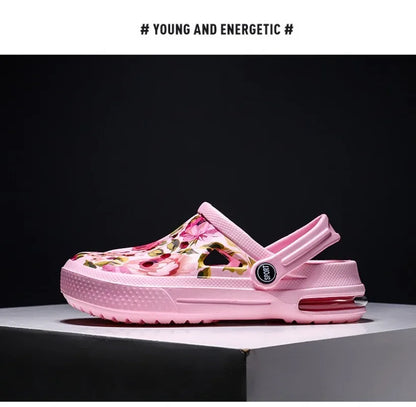 Women's Ethnic Shoes Clogs Soft Sole Two-way Wear for Beach Mules and Pool Women Garden Slides Indoor Nursing Clogs Sandals