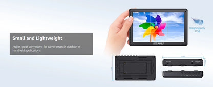 FEELWORLD S55 V3 6 inch Camera DSLR Field Monitor Video Assist IPS 1920x1152 4K HDMI DC Out With 3D LUT