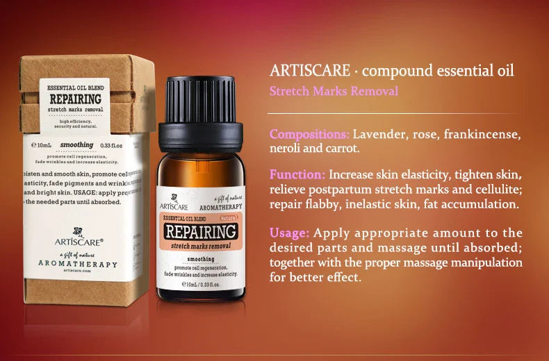 ARTISCARE Essential Oils Beauty Eyes Stretch Marks Removal Body Slimming Breast Enlargement Aromatherapy Massage Oil