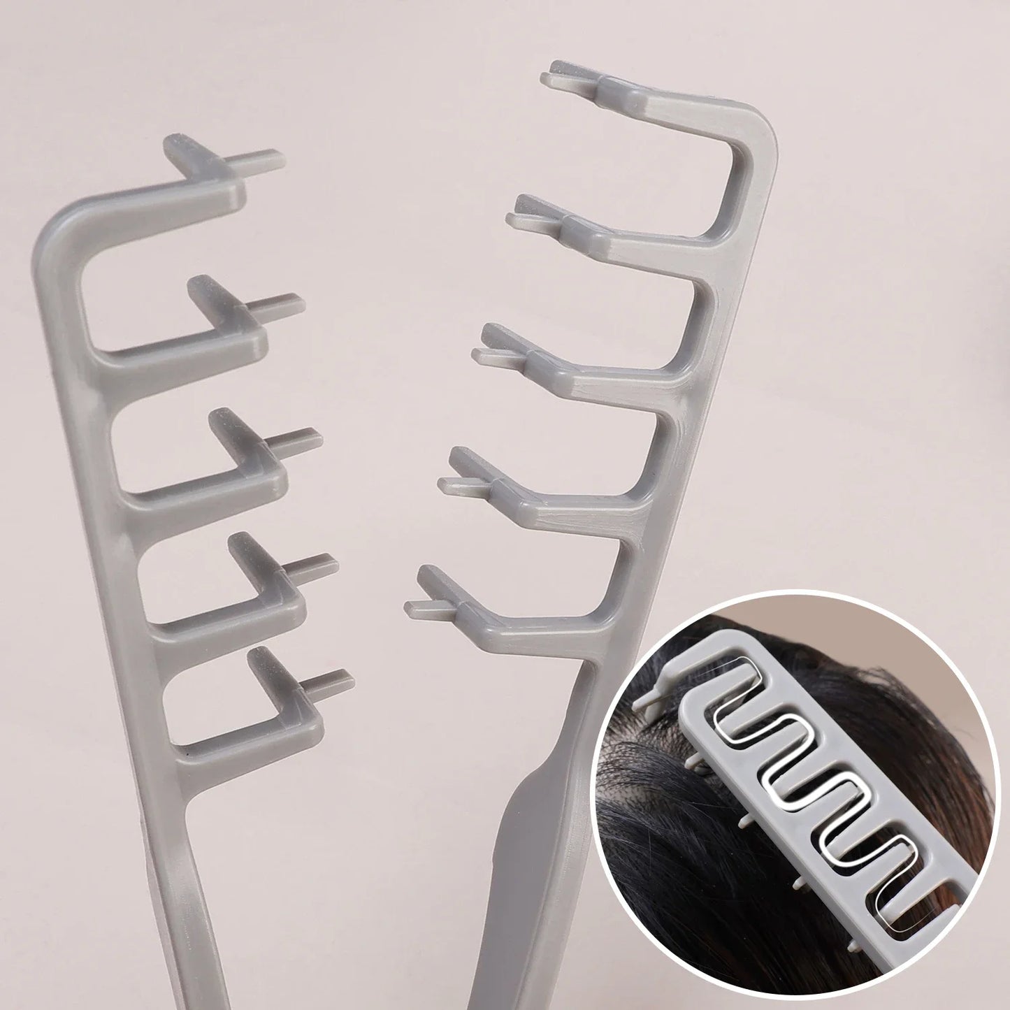 Hair Styling Comb Curling Tools Hairstyling Types Fluffy Texture Bangs Seam Covering Roots Hair Combs