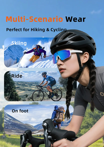Smart Video Sunglasses 1200P 30fps Action Camera 32GB WiFi App Transfer Dual Anti-Shake AI Object Identify Fast Charge Glasses