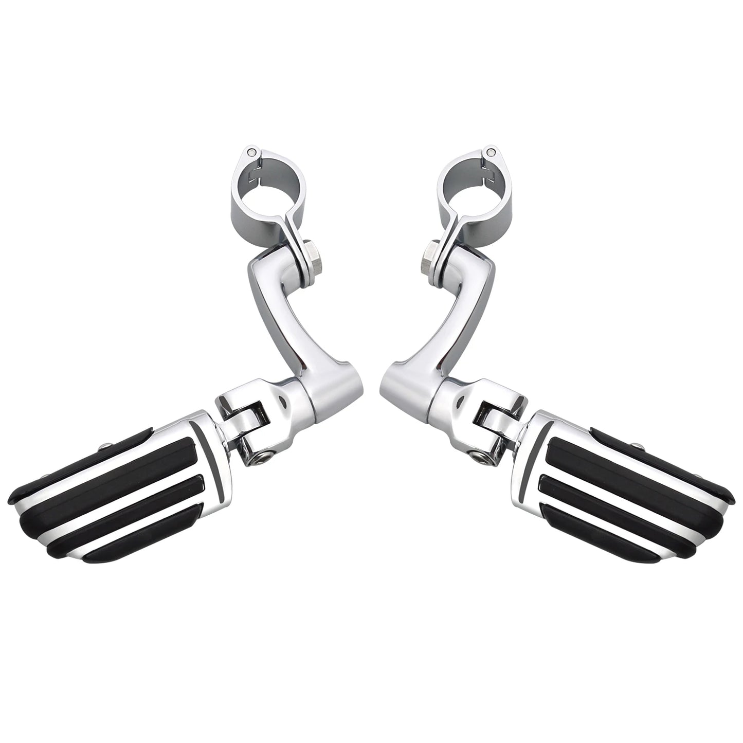 Motorcycles 25-35mm Clamp Engine Guard Highway Foot Pegs For Harley Honda Yamaha Kawasaki Road King Street Glide 3 Davidson Dyna