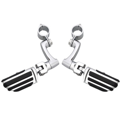 Motorcycles 25-35mm Clamp Engine Guard Highway Foot Pegs For Harley Honda Yamaha Kawasaki Road King Street Glide 3 Davidson Dyna