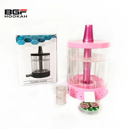 16CM Colorful Travel Portable Chicha Cup Shisha Narguil Set Hookah Cup With Led Light