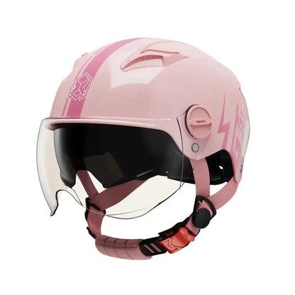 New Fashion ABS Unisex Motorcycle Helmets Motorcycle Accessories Helmet for Adults Long Lens White