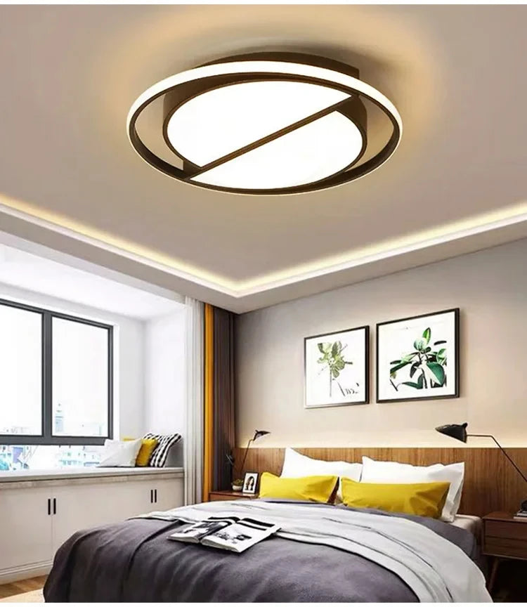 Modern LED Ceiling Light Minimalist Bedroom Lamp Home Decor Ceiling Chandelier Children's Room Lustre Living Room Lights Fixture
