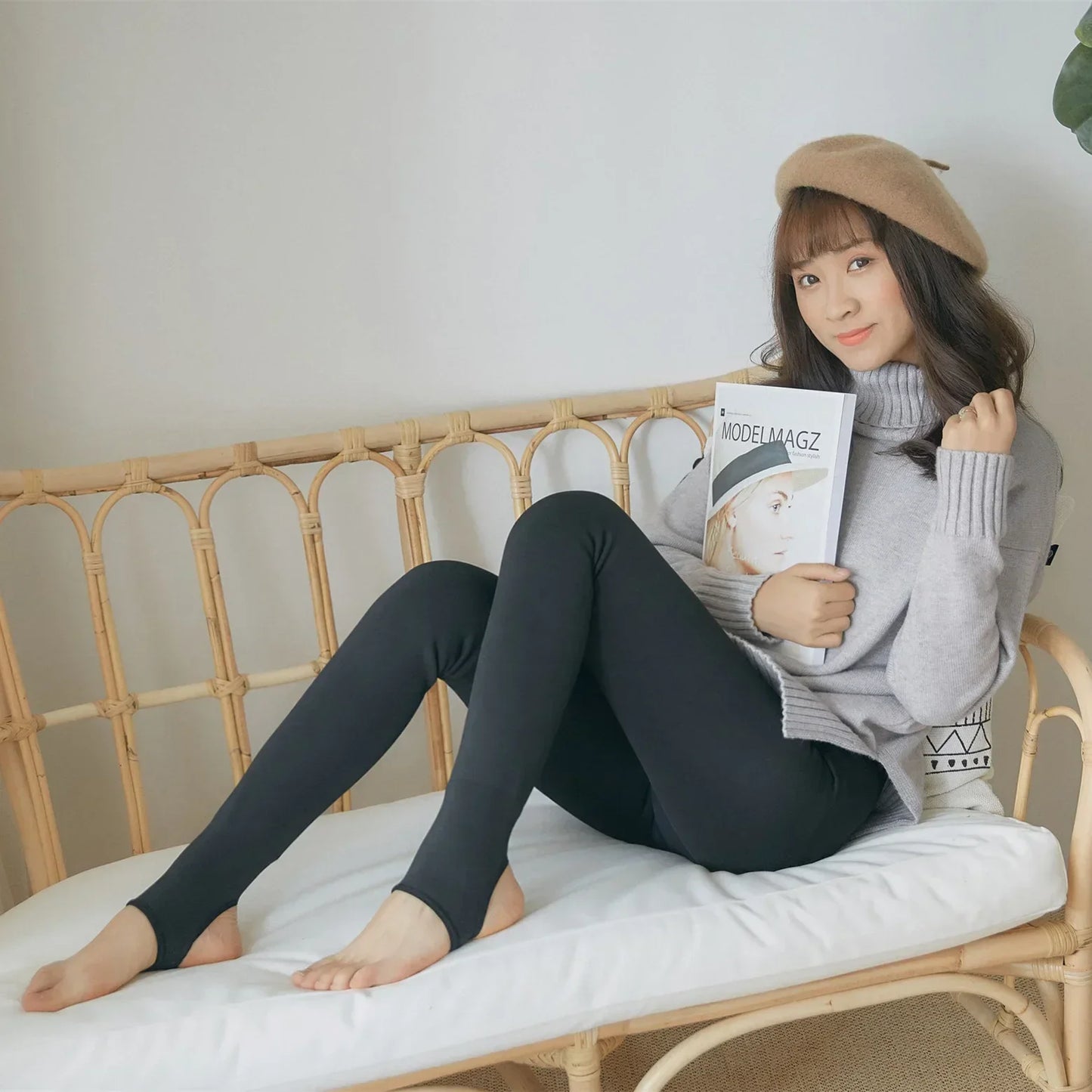 Thicken Thermal Tights Leggings Women Winter Fleece Velvet Thermo Stockings High Waist Elastic Slim Sexy