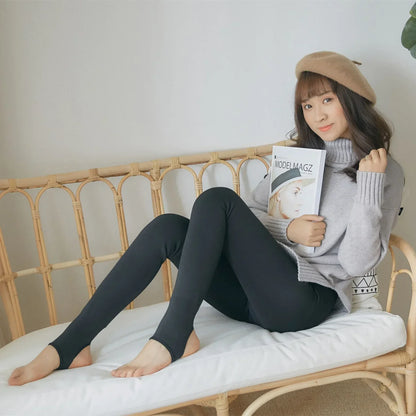 Thicken Thermal Tights Leggings Women Winter Fleece Velvet Thermo Stockings High Waist Elastic Slim Sexy