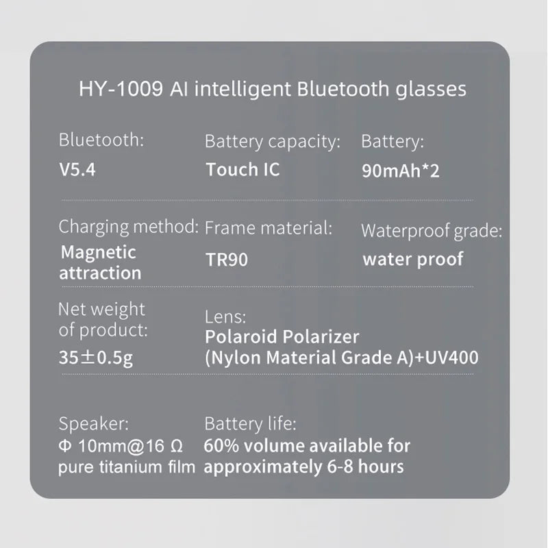 Xiaomi New AI Intelligent Translation Glasses Touchscreen Sunglasses Smart Bluetooth Glasses Listen To Music Voice Call