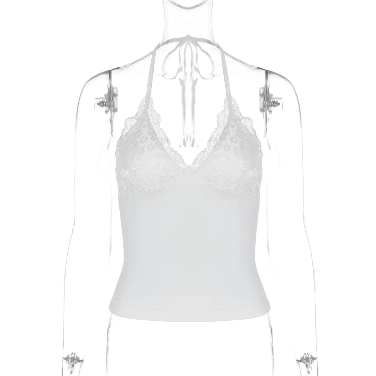 2025 New Fashion Tank Top Sexy Lace Backless Women Tops Strap Tank Top Sexy Women Clothing m