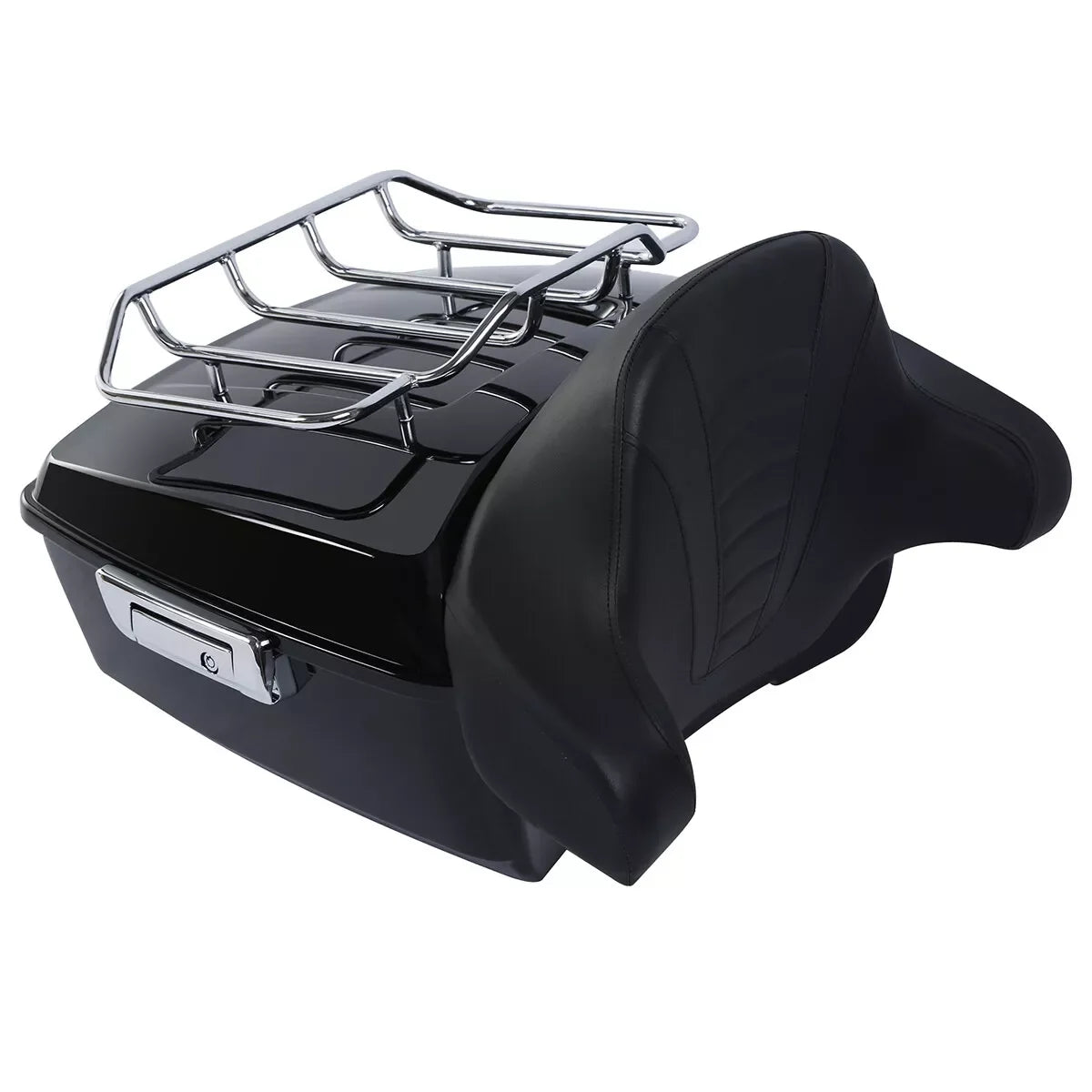 Motorcycle King Trunk Pad Plate Mount Rack For Harley Touring Road Glide Street Glide 2014-2025