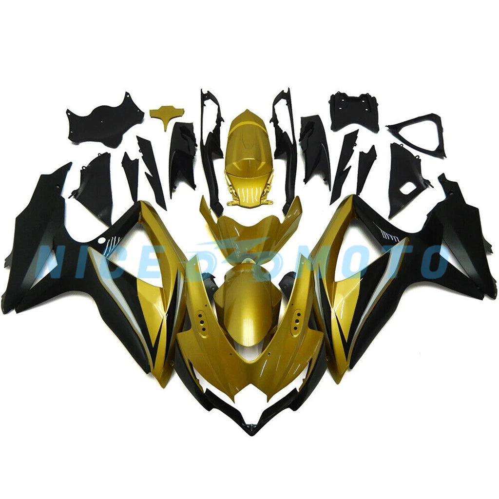 ABS Plastic Motorcycle Fairing Kits Fit For GSXR 600 750 K8  K9 2008 2009 2010 GSXR600 GSXR750 Panel Kit