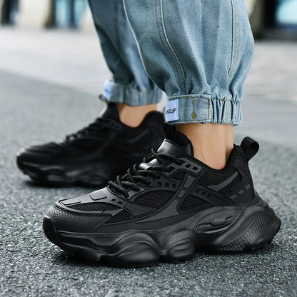 Men's Sneakers Casual  Athletic Walking Sneakers Male Black High Quality Trend Platform Running Basketball Shoes For Men 2025