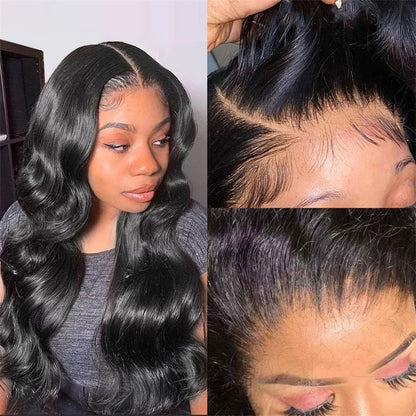 Body Wave Lace Front Wig 13x4 13x6 30 32 34 36 38 Inch 4x4 Lace Closure Wig Gluless Transparent Human Hair Lace Frontal Wig Sale