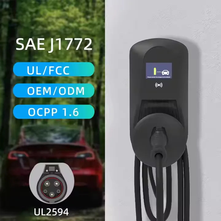 IP55 DC EV Fast Charger APP Control Solar Terminal Ev Charging Pile Ocpp 14kw 44KW Gbt Type 2 Ev Car Charging Stations Point
