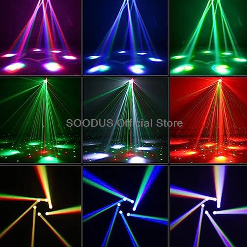 Beam Light LED Lights 150W Moving Heading RGBW DMX512 Disco Music For Voice Control Rotating Effect Dj Bar Strobe Lights KTV