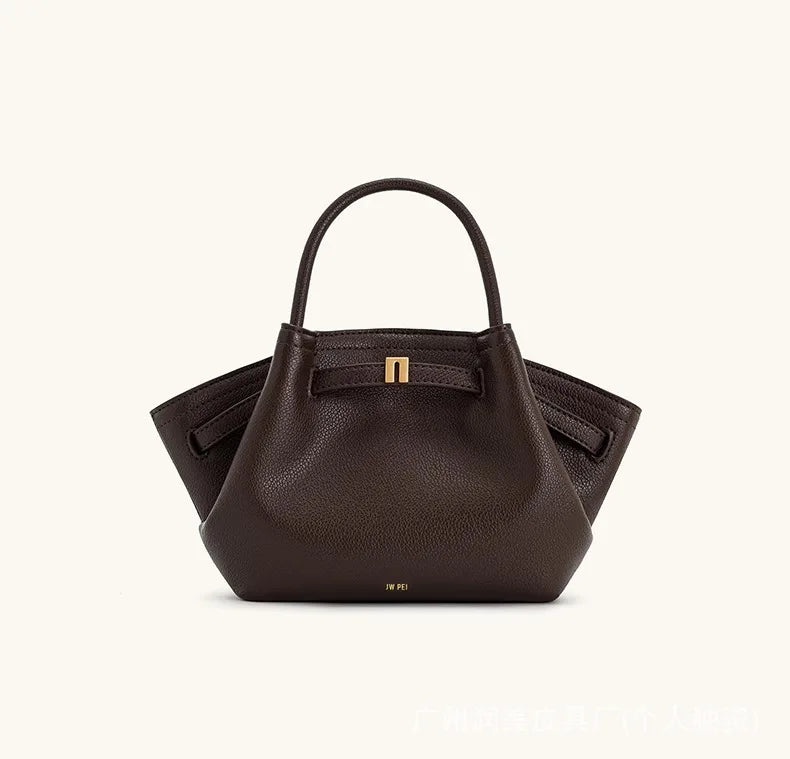JW PEI Dumpling Bag, New Style, Genuine Leather, Small Size, Women's Shoulder Bag, Handbag, Crossbody Bag
