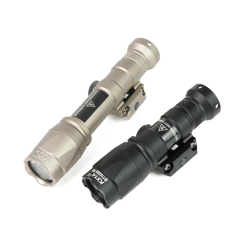Airsoft Tactical SF M300C M600C Flashlight White LED Light AR15 Rifle Hunting M300 M600 Metal Scout Light Fit 20mm Rail