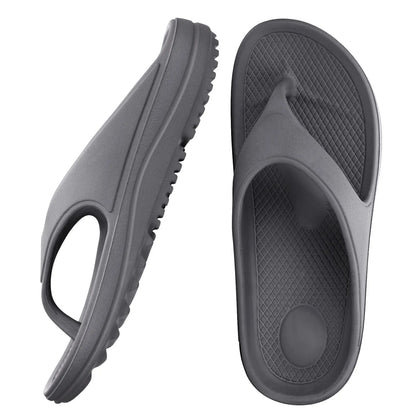 Kidmi Women Flat Sandals Women Slippers Outdoor Non-slip House Slippers Unisex Beach Slides Orthopedic Breath Soft Slippers