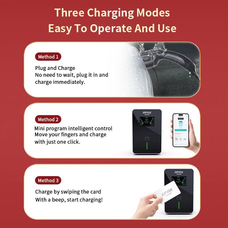 New Energy Vehicle Parts Type2 GB/T 7.6kw 11kw 22kw EV 16A AC Charging Station For Electric Car Charger
