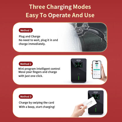New Energy Vehicle Parts Type2 GB/T 7.6kw 11kw 22kw EV 16A AC Charging Station For Electric Car Charger