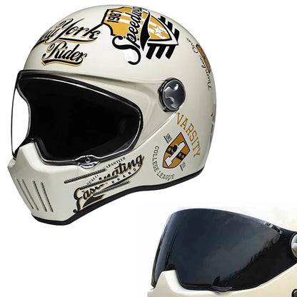 Motorcycle Helmet Full Face Helmet ECE DOT Approved Moto Cascos Motorcyclist Capacete Four Seasons Riding Racing Cycling Helmet