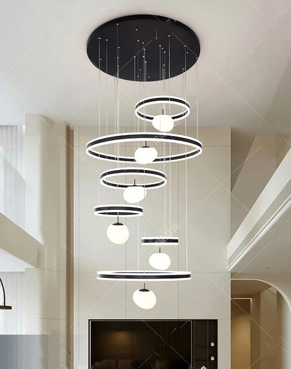 Modern Stair chandelier Pendant lights indoor lighting Ceiling lamp hanging light led Chandeliers for living room indoor lightin
