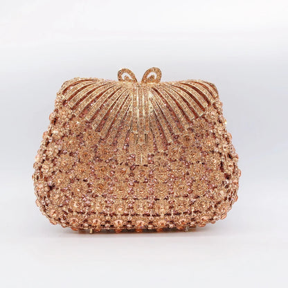 Diamond Dinner Hollow Rhinestone Banquet Clutch Bag Handtassen Dames Bolsos De Fiesta Para Mujer Boda Women's Rhinestone Handbag