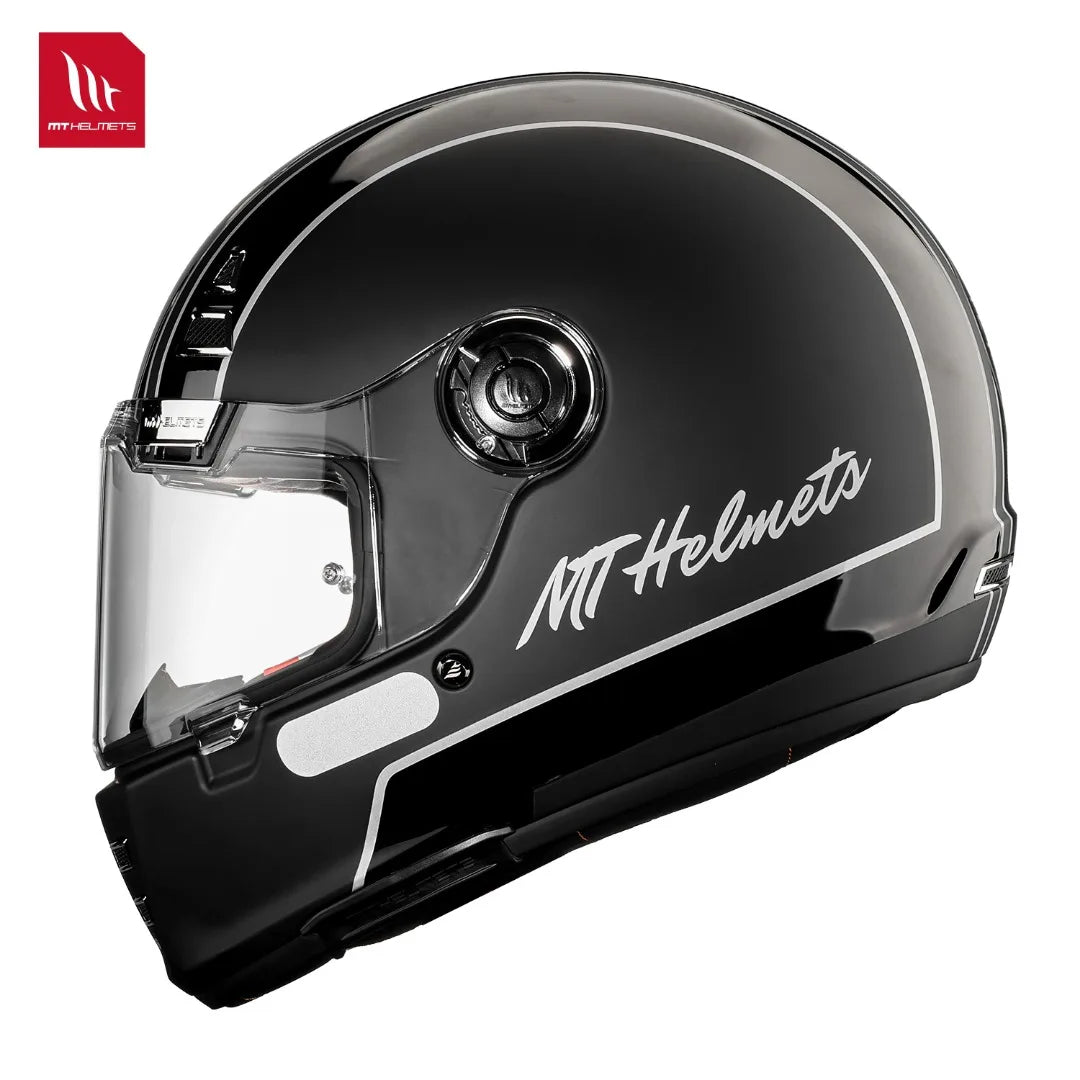 MT Jarama Retro Motorcycle Helmet DOT ECE Certification Full Face Racing Off Road Helmet Cascos Para Motos Capacete Casco Moto