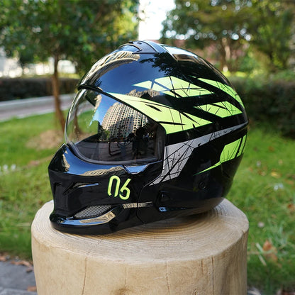 Scorpion Retro Motorcycle Helmet Removable Front Module Transparent Lens M L XL XXL Sizes Available for Motorbike Safety Gear