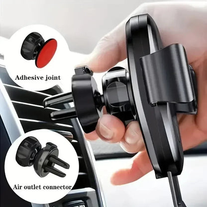 30W Wireless Chargers Fast Car For iPhone 15 14 13 12 11 Pro XS Max XR Samsung Xiaomi Wireless Charging Phone Car Holder Charger