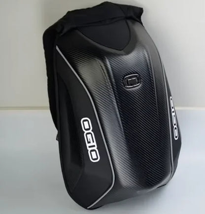 Ogio 30L-48L Waterproof Motorcycle Hard shell backpacks Moto Racing bags MX Motocross Carbon Fiber Full Face Helmet Bags