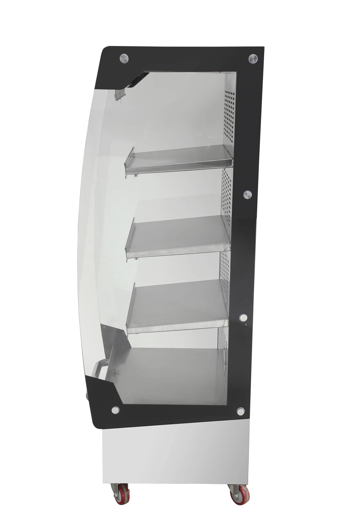Commercial Food Warmer Countertop Pizza Food Warmer Display Electric Food Warming Cabinet Curved Glass Warming Cabinet Showcase