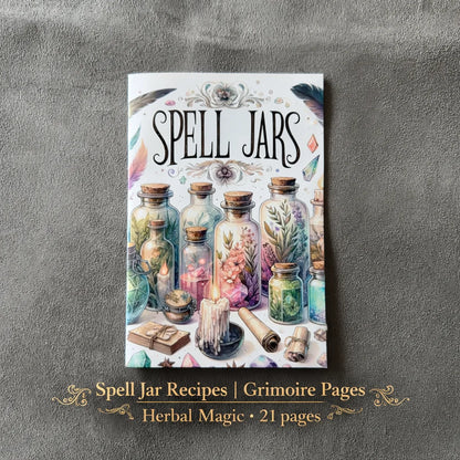 77 Pages Witchcraft Grimoire Pages Book of Shadows Kit with Moon Phases Herbal Lore Spells Gothic Dark Academia Witch Journal