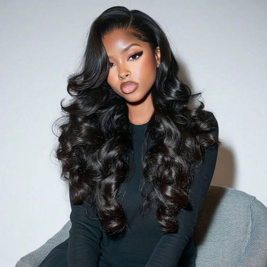 250% Density 13x4 HD Lace Wigs Body Wave Lace Front Wigs For Women 40 Inch Wear And Go Glueless Wigs Human Hair Pre Plucked Bling Hair