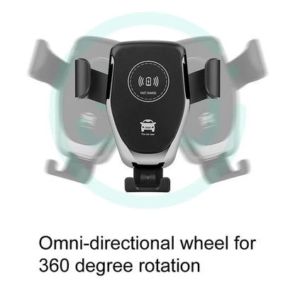 Car Wireless Charger Air Vent Mount Phone Holder Stand For iPhone 17 16 15 14 13 12 Samsung Xiaomi Induction Fast Car Charging