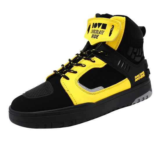 Motorbike Shoes Motorcycle Riding Protective Boots Men's Shoes Breathable Anti-fall Four Seasons Motorcycle Travel Equipment