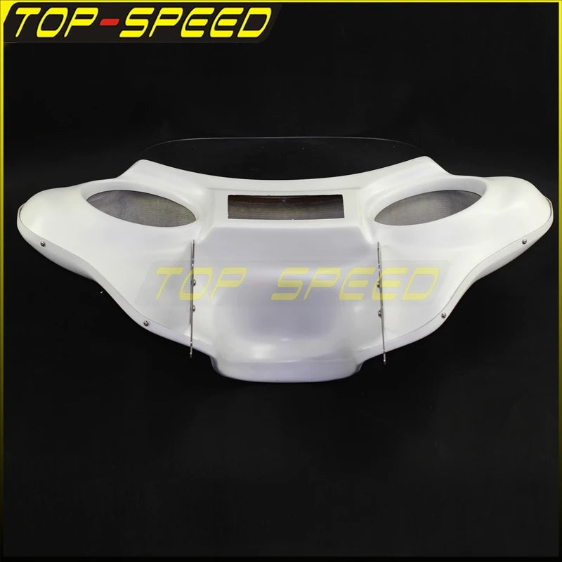 For Harley Touring Road King 1994-2013 Batwing Fairing & Wind Shield & Mount Bracket 6x9 Speaker Headlight Fairing FLHR FLHRI