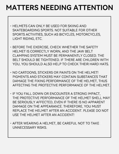 VECTOR Ski Helmet Safety Integrally-Molded Snowboard Helmet Motorcycle RemovableSkiing Snow Husband Men Women Child Kids