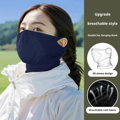 Cycling Face Mask Absorb Sweat Breathable Fishing Training Sport UV Face Scarf Neck Gaiter Summer Face Bandana Safety protection