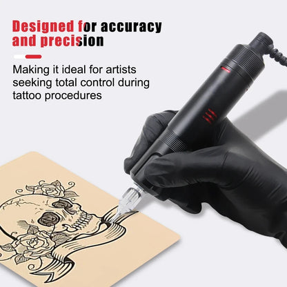 Complete Tattoo Pen Machine Kit Cartridge Tattoo Machine with Power Supply Pedal Set for Tattoo Beginners Artists Kit Supply