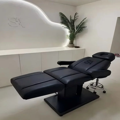 White Luxury Foot Massage Chair With 4 Sets of Simulation Massage Sofa 180 Degrees Spa Manicure Pedicure Chair