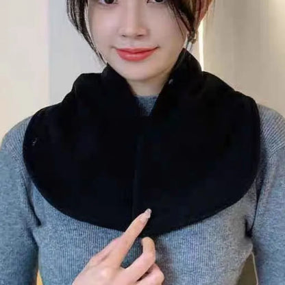 1pc Winter Thickened Fleece-Lined Neck Gaiter - Unisex Windproof Warm Scarf for Cycling & Outdoor, Men Women Winter Neck Warmer