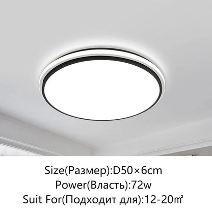 Modern LED Ceiling Light Minimalist Bedroom Lamp Home Decor Ceiling Chandelier Children's Room Lustre Living Room Lights Fixture