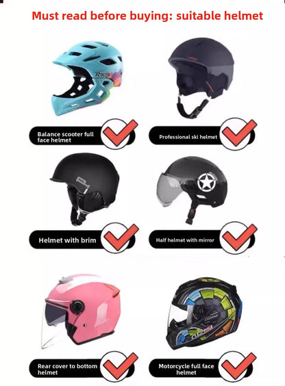 Motorcycle Helmet Cat Ears Decoration Cute Plush Stickers Motocross Helmet Full Face Off Road Helmet Decor Cosplay Styling