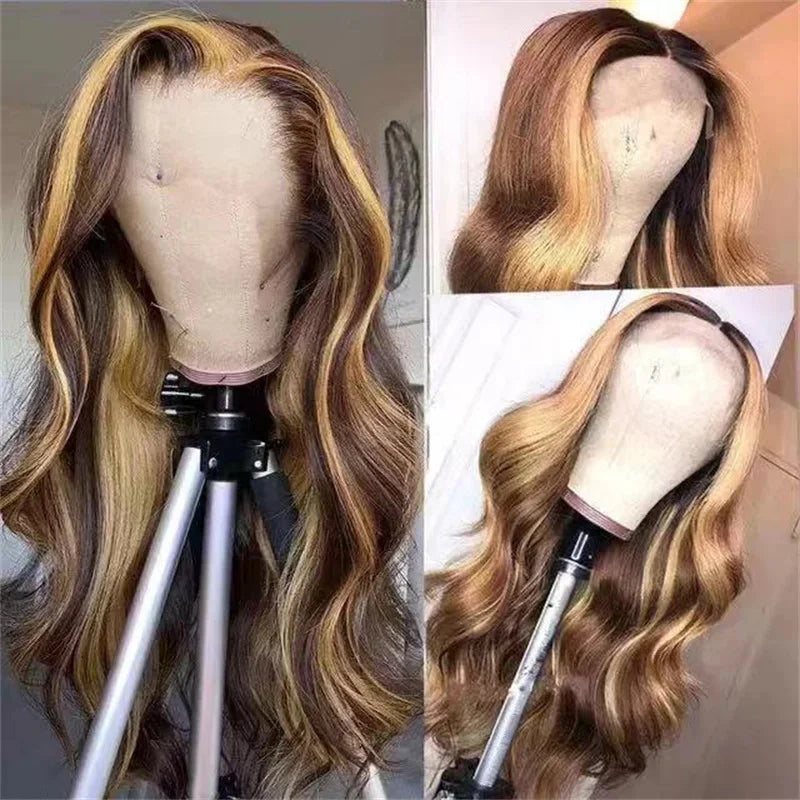 Front Body Wave Lace Wigs Human Hair Pre Pinched Human Hair Lace Closure Glueless Wigs Brazilian Human Hair Wigs For Black Women