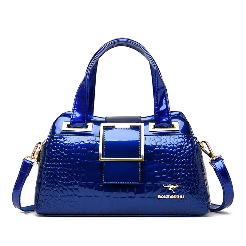 Women's Bag New Style Middle-aged Women's Bag Simple Trendy Single Shoulder Crossbody Bag Fashionable Elegant Handheld Mom Bag