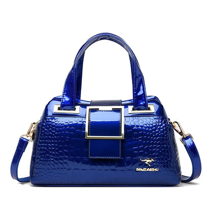 Women's Bag New Style Middle-aged Women's Bag Simple Trendy Single Shoulder Crossbody Bag Fashionable Elegant Handheld Mom Bag