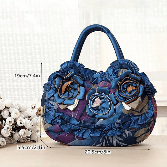 New women's handbag pure color lace zipper handbag mom bag large capacity mobile phone change purse storage bag