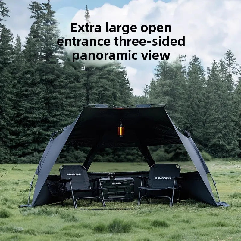 Naturehike BLACKDOG Camping Automatic Tent Waterproof Sun Shelter Beach for 2-3 People Outdoor Travel Picnic 150D Dome Tent New